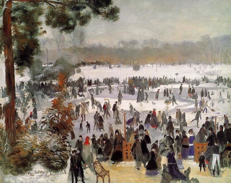 Skaters in the Bois de Boulogne httpswwwchinaoilpaintinggallerycomimageoilp