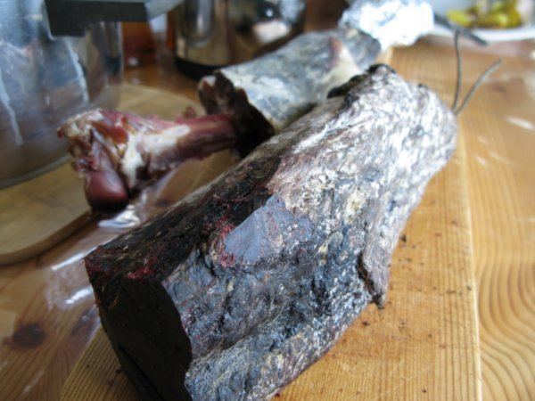 Skerpikjøt Turrur grind Skerpikjt Dried whale meat and dried lamb Photo