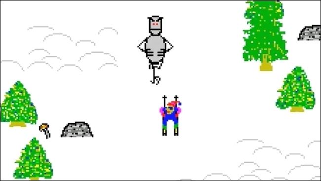 SkiFree SkiFree a game from the past has a message for the future GlacierHub