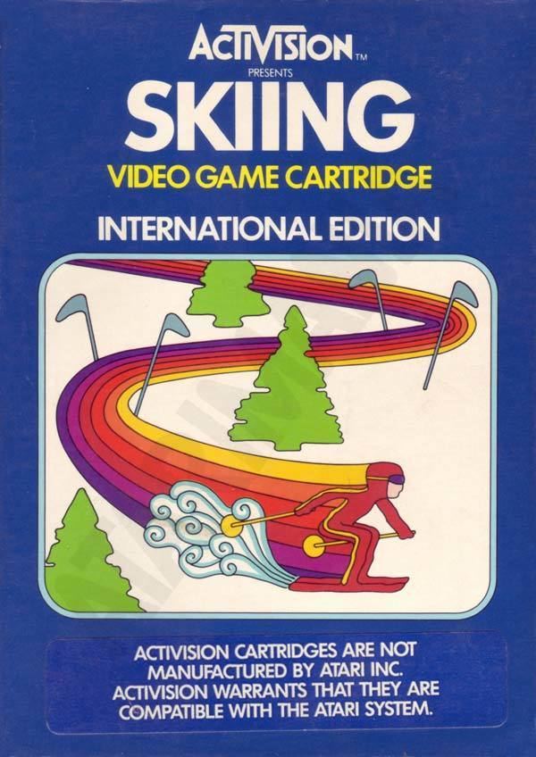 Skiing (Atari 2600) Atari 2600 VCS Skiing scans dump download screenshots ads