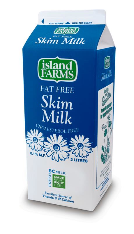 Skimmed milk Skim Milk Island Farms