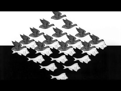 Sky and Water I MC Escher Sky and Water 1 Animation and Cartoon Videos YouTube