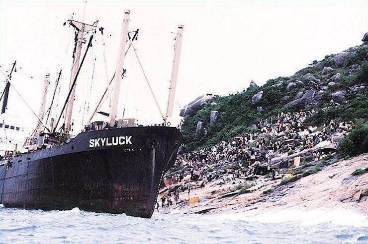 Skyluck HKFP History When 2700 refugees were trapped off Lamma Island for