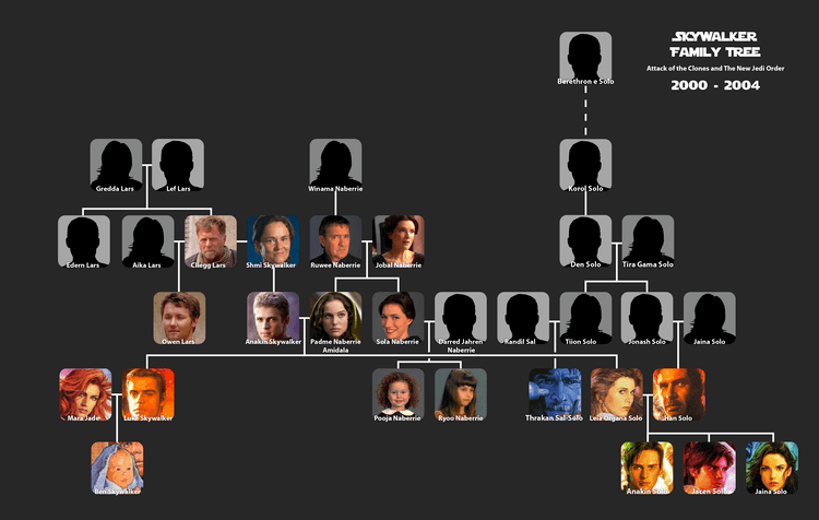 Skywalker family The Skywalker Family Over Time Living with Star Wars