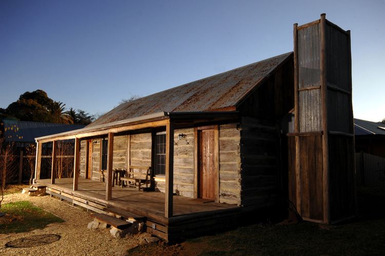 Slab hut The History of 1860 1860 Luxury Accommodation