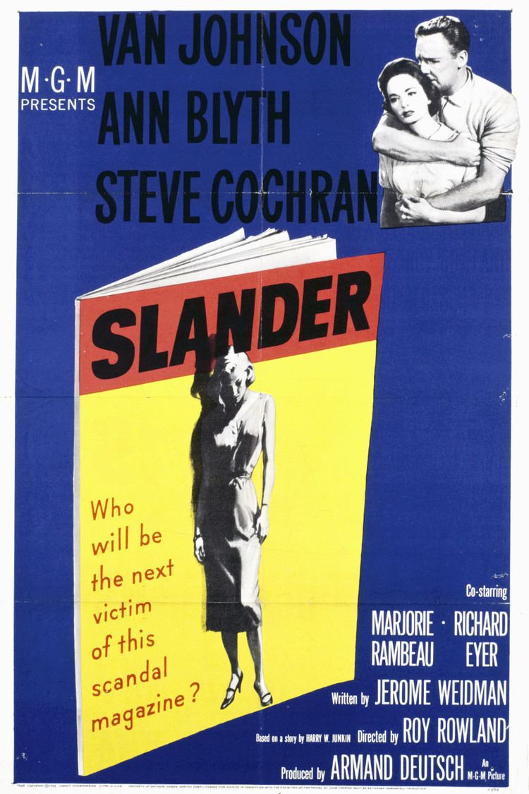 Slander (1956 film) wwwgstaticcomtvthumbmovieposters11268p11268