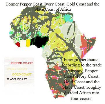 Slave Coast Where are the Pepper Ivory Gold and Slave Coast of Africa Chic