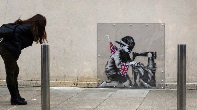 Slave Labour (mural) Banksy39s Slave Labour mural auctioned in London BBC News