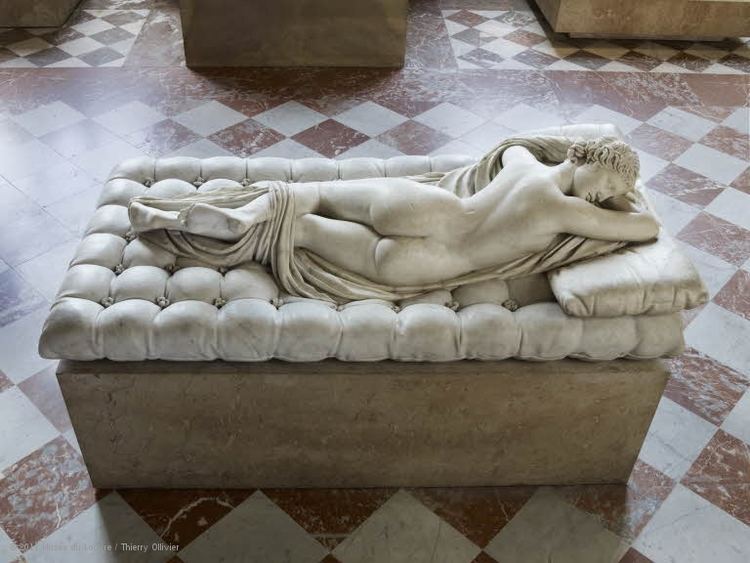 Sleeping Hermaphroditus Sleeping Hermaphroditos Louvre Museum Paris