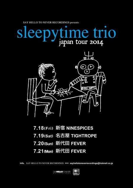 Sleepytime Trio Sleepytime Trio Japan tour 2014 PUNX SAVE THE EARTH