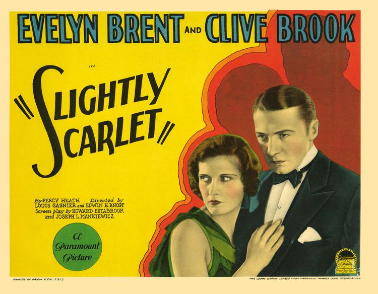 Slightly Scarlet (1930 film) Slightly Scarlet 1930