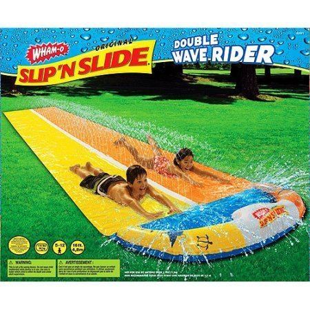 Slip 'N Slide WhamO Slip 39n Slide Double Wave Rider Walmartcom