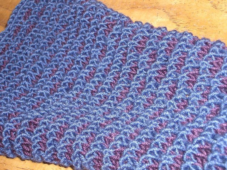 Slip-stitch knitting