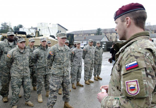 Slovenian Armed Forces 173rd paratroopers assist Slovenian partners during ice storm