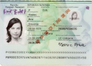 Slovenian passport