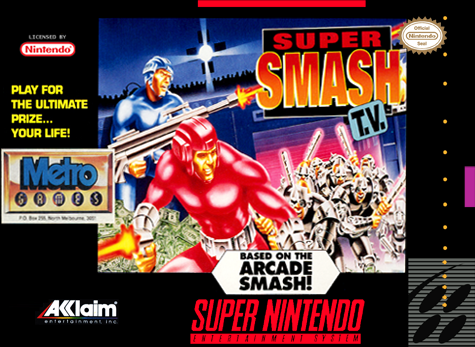 Smash TV Play Super Smash TV Nintendo Super NES online Play retro games