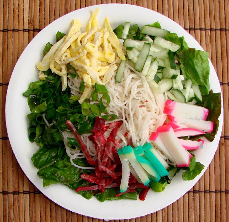 Sōmen salad Christmas Colored Kamaboko Tasty Island