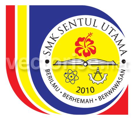 SMK Sentul Utama Vectorise Logo Sekolah Menengah Kebangsaan Sentul Utama