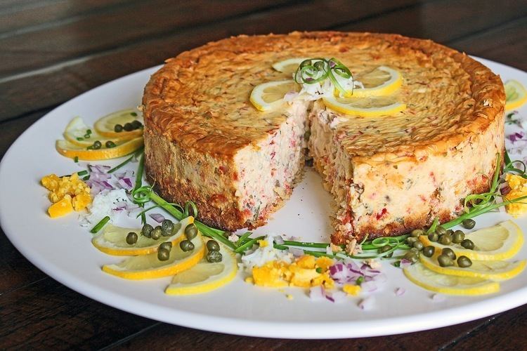 Smoked salmon cheesecake There39s a Newf in My Soup Smoked Salmon Savory Cheesecake The