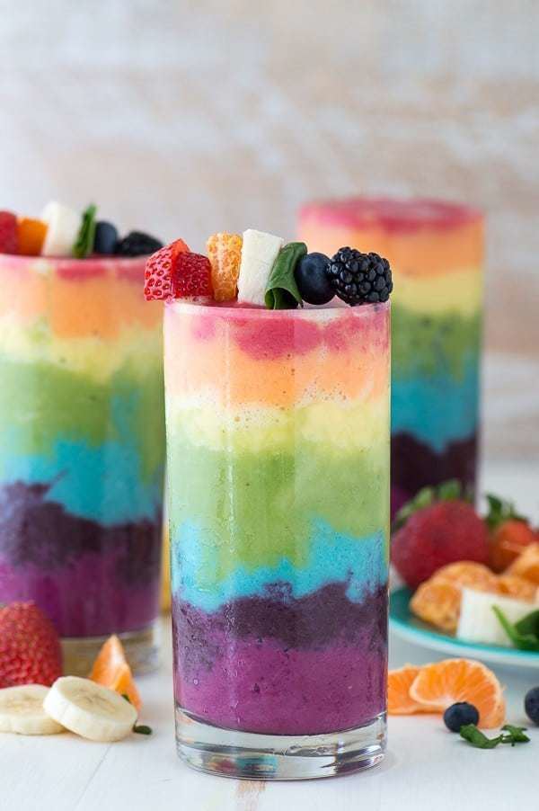 Smoothie Rainbow Smoothie The First Year