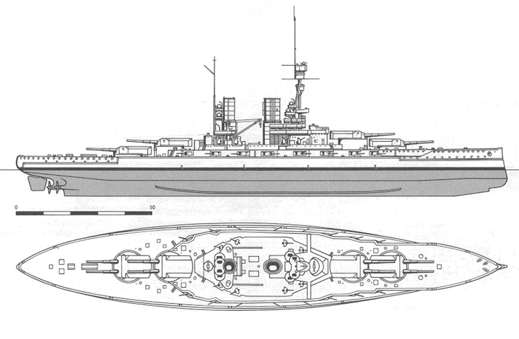 SMS Bayern Imperial German Navy in World War I Schlachtschiffe of the Bayern