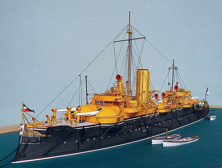 SMS Beowulf Coast Defense Battleship SMS Beowulf fentens Papermodels