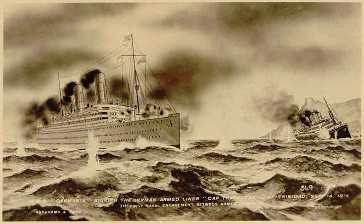 SMS Cap Trafalgar September 14 1914 Duel of the Ocean Liners Shipwreckology