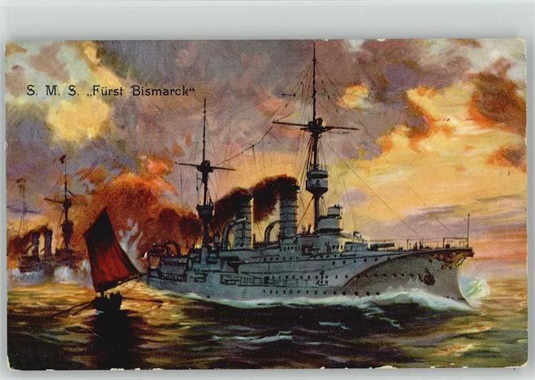 SMS Fürst Bismarck SMS Frst Bismarck Marineserie AnsichtskartenCenter Onlineshop