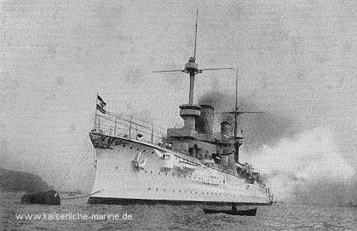SMS Fürst Bismarck SMS Frst Bismarck Panzerkreuzer Groer Kreuzer der Kaiserlichen