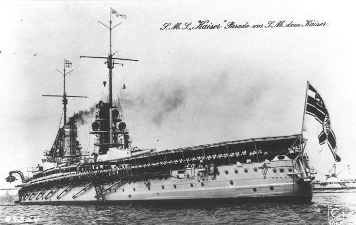 SMS Kaiser (1911) Imperial German Navy in World War I Schlachtschiffe of the Kaiser
