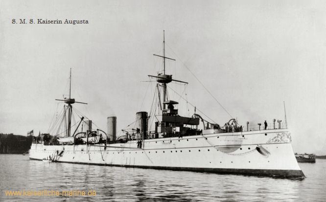 SMS Kaiserin Augusta SMS Kaiserin Augusta Groer Kreuzer der Kaiserlichen Marine