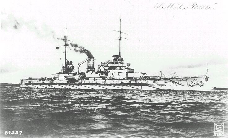 SMS Posen Imperial German Navy in World War I Schlachtschiffe of the Nassau
