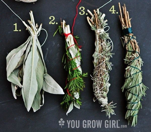 Smudge stick Gifts from the Garden Homegrown Smudge Sticks You Grow Girl