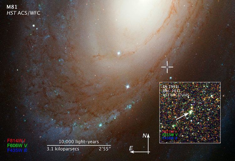 SN 1993J Hubble Helps Astronomers Solve Mystery of Supernova SN 1993J