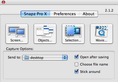free alternatives to snapz pro x