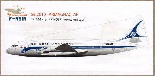 SNCASE Armagnac SE 2010 Armagnac Air France FindModelKitcom