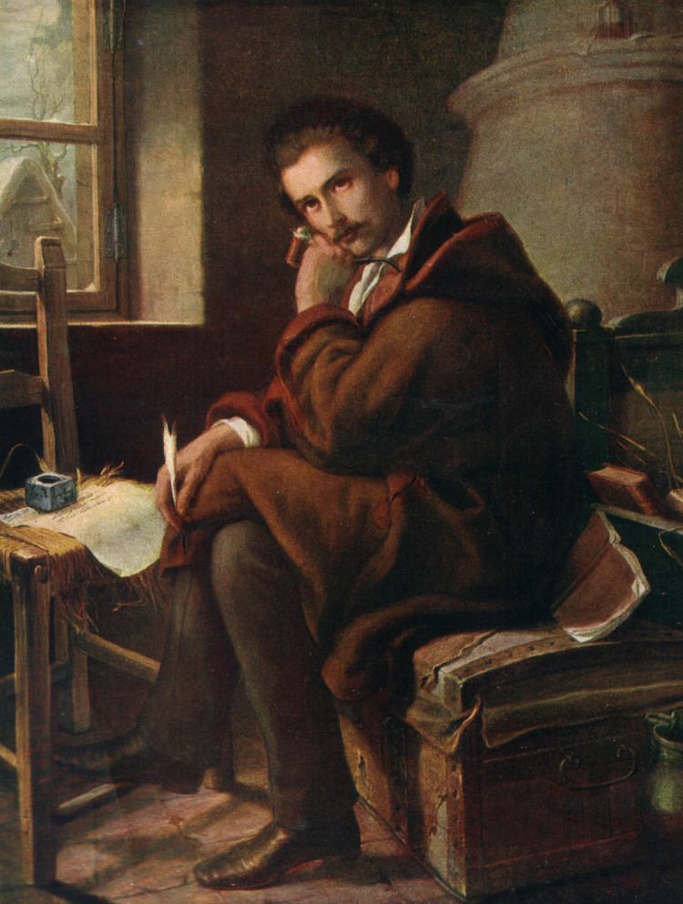 Sándor Petőfi FilePetofi Debrecenben 1844 Orlay festmenyejpg Wikimedia Commons