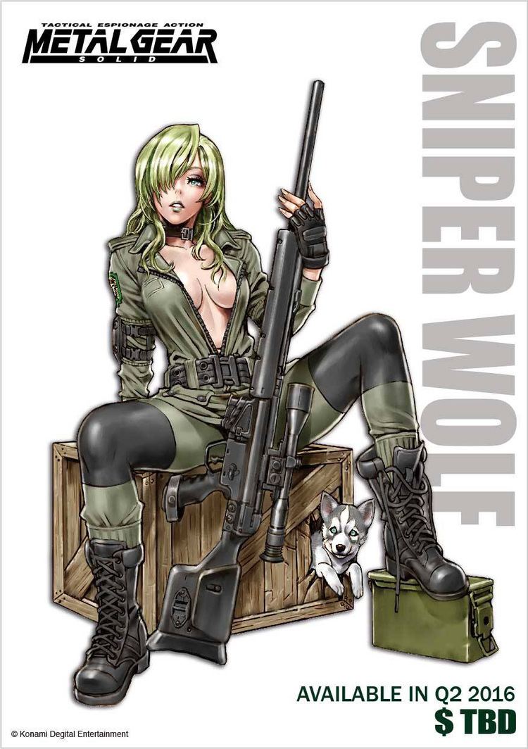 Sniper Wolf Kotobukiya Sniper Wolf statue gets new artwork Metal Gear Informer