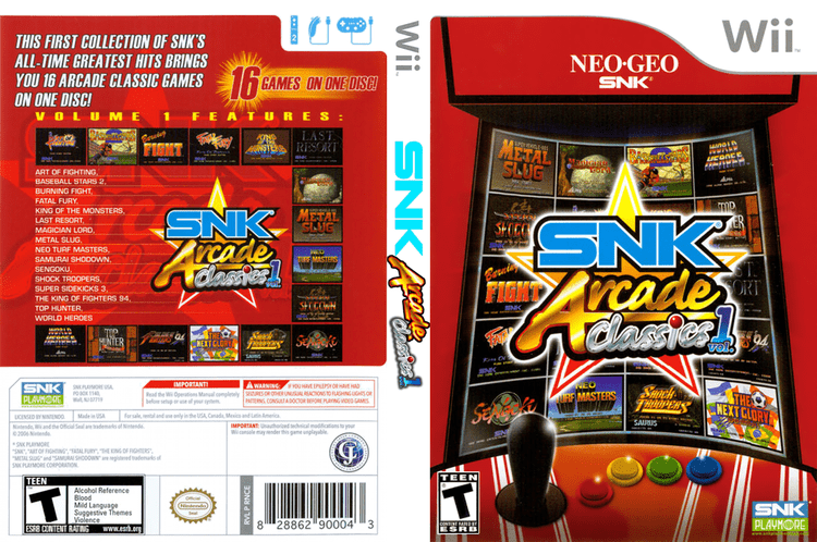 SNK Arcade Classics Vol. 1 RNCEH4 SNK Arcade Classics Volume 1