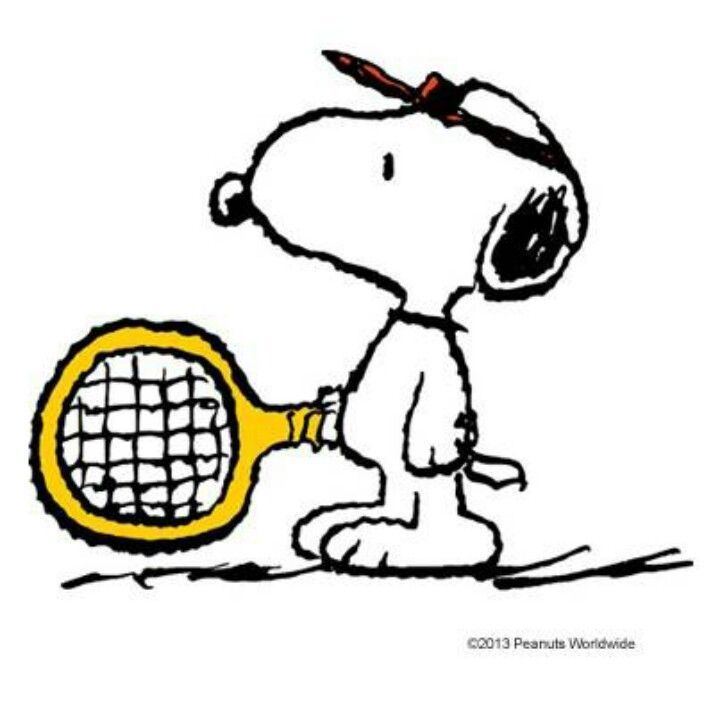 Snoopy Tennis Snoopy tennis Pinteres