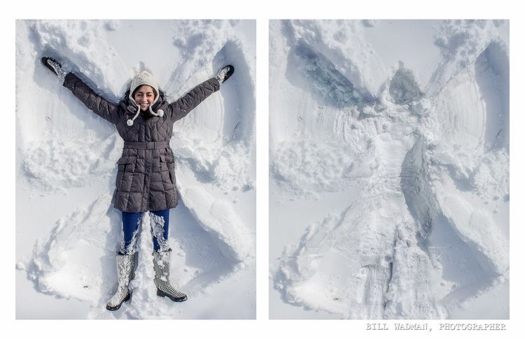 Snow angel Snow Angel Diptychs On Taking Pictures