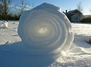Snow roller Ever Hear Of A Snow Roller It39s Incredible VIDEO