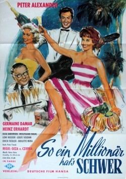 So ein Millionär hat's schwer wwwkinoartnet Original Kinoplakate Vintage Filmplakate