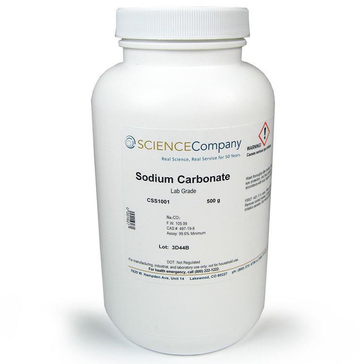 Sodium carbonate Lab Grade Sodium Carbonate or Soda Ash 500g for sale Buy from The