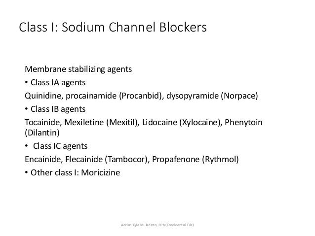 Sodium channel blocker Sodium channel blockers full coverage