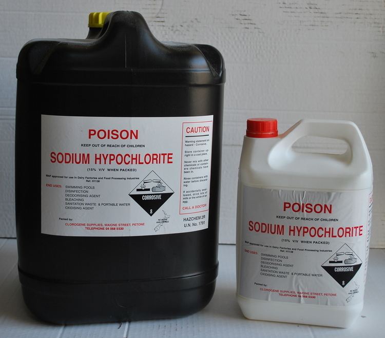 Sodium hypochlorite Sodium Hypochlorite Clorogene Cleaning Supplies