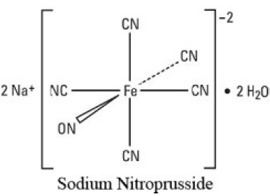 Sodium nitroprusside Sodium Nitroprusside Nitropress Injection Sodium Nitroprusside
