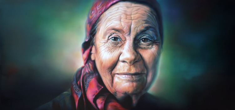 Sofia Minson Contemporary Maori Portraits Sofia Minson Oil Painting