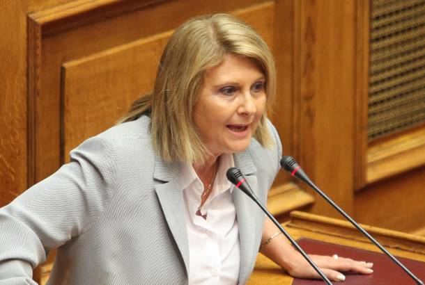 Sofia Voultepsi Greece39s government spokesperson 39IMF lives in its own