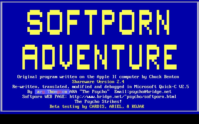 Softporn Adventure Download Softporn Adventure My Abandonware